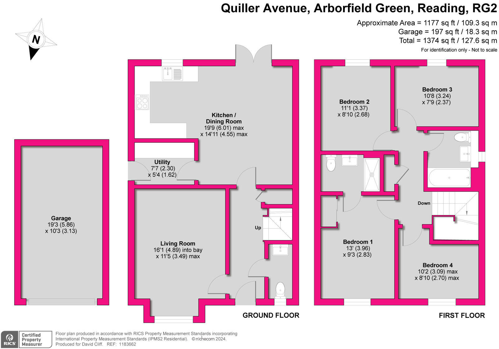 Quiller Avenue, Arborfield Green, Reading, Berkshire, RG2 floorplan