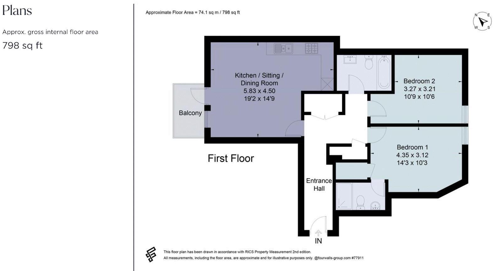 Bridge Quay, Bristol , BS1 floorplan