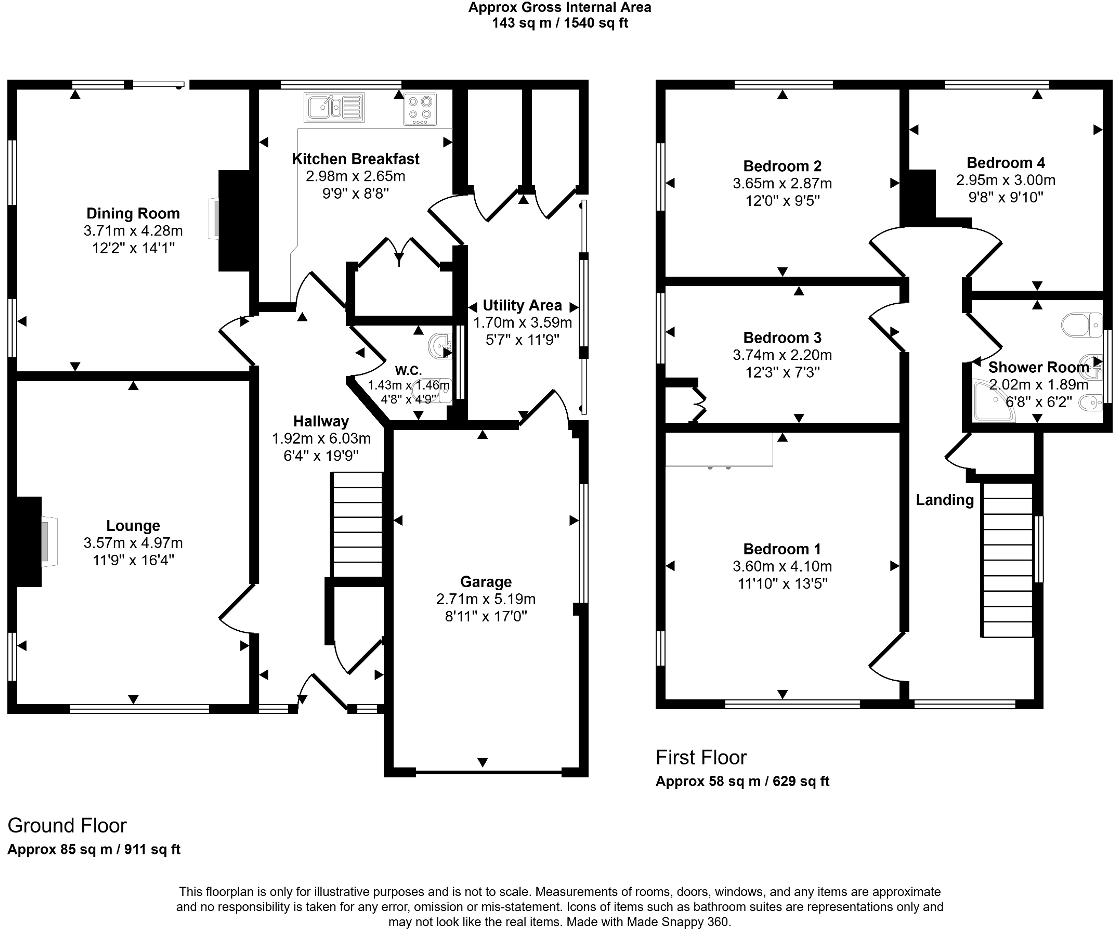 Putnoe Lane, Bedford, MK41 9AQ floorplan