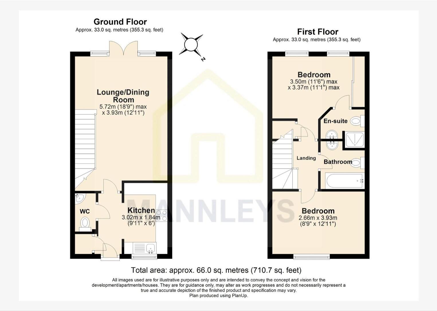 48 Rees Way, Lawley Village, Telford, Shropshire, TF4 2GN floorplan