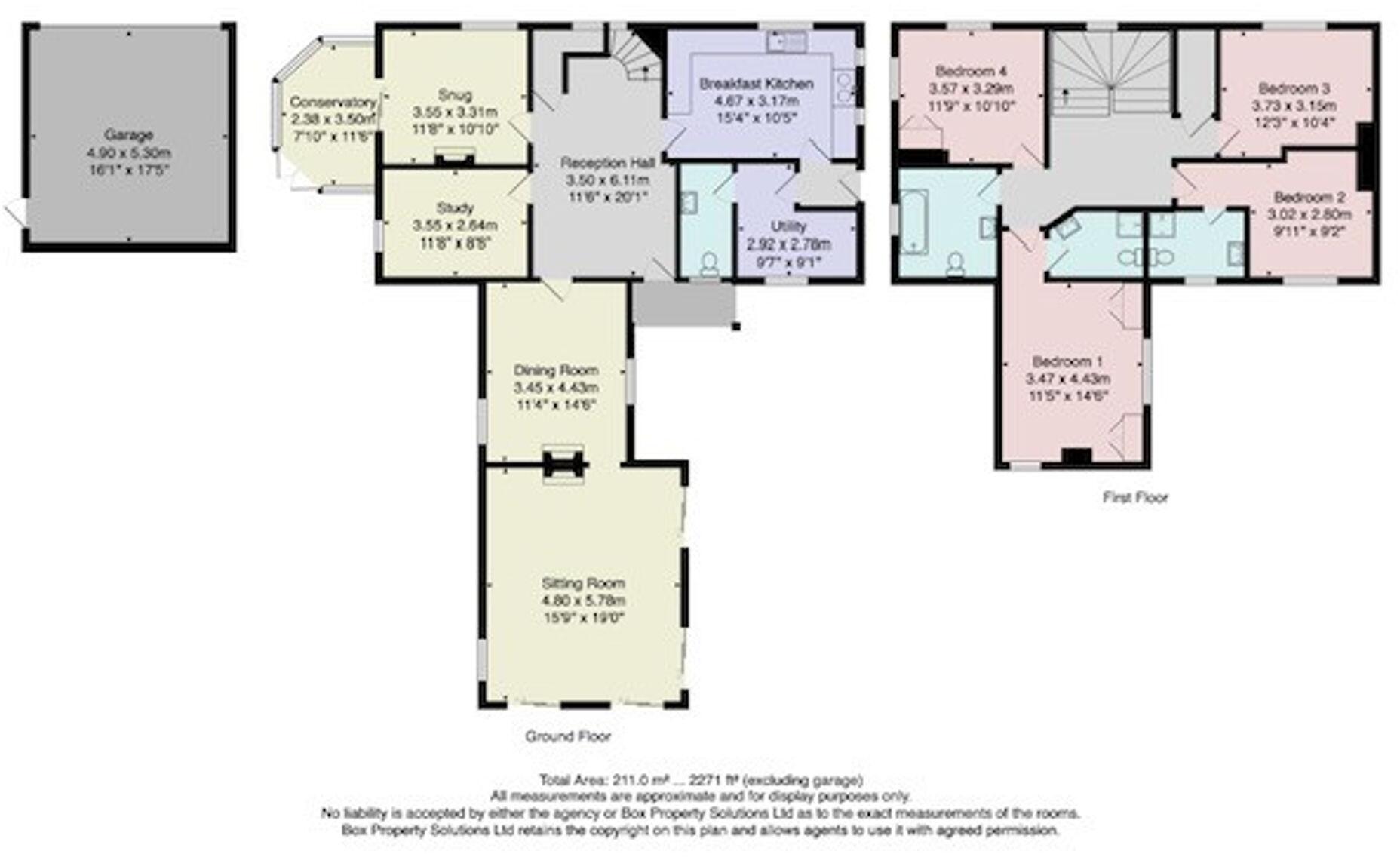 High Barn House, Bishop Monkton floorplan