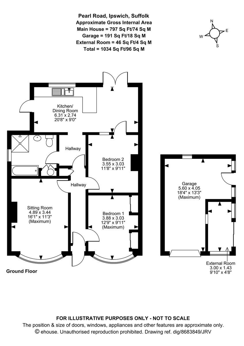 Pearl Road, Ipswich floorplan