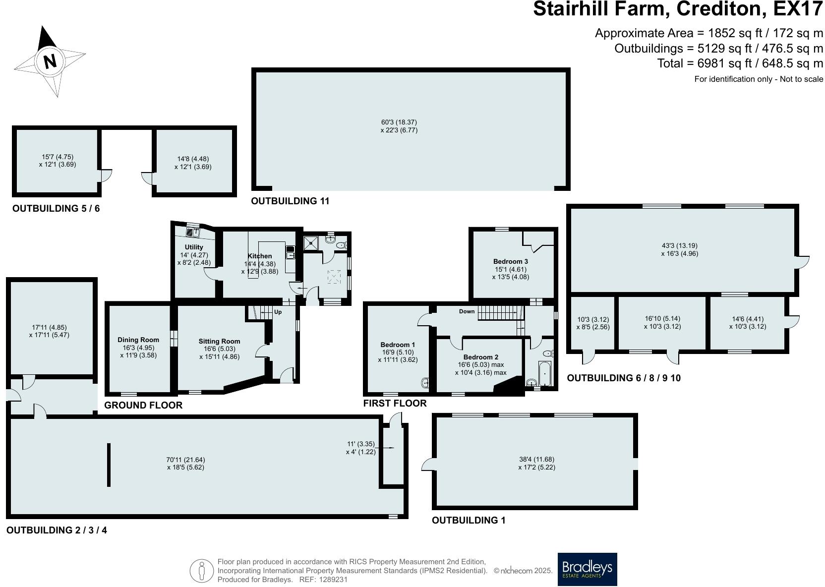 Moorlake, Crediton, Devon floorplan