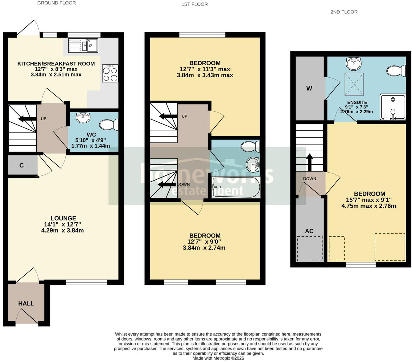 Burnet Road, Toftwood, Dereham, NR19 1PR floorplan