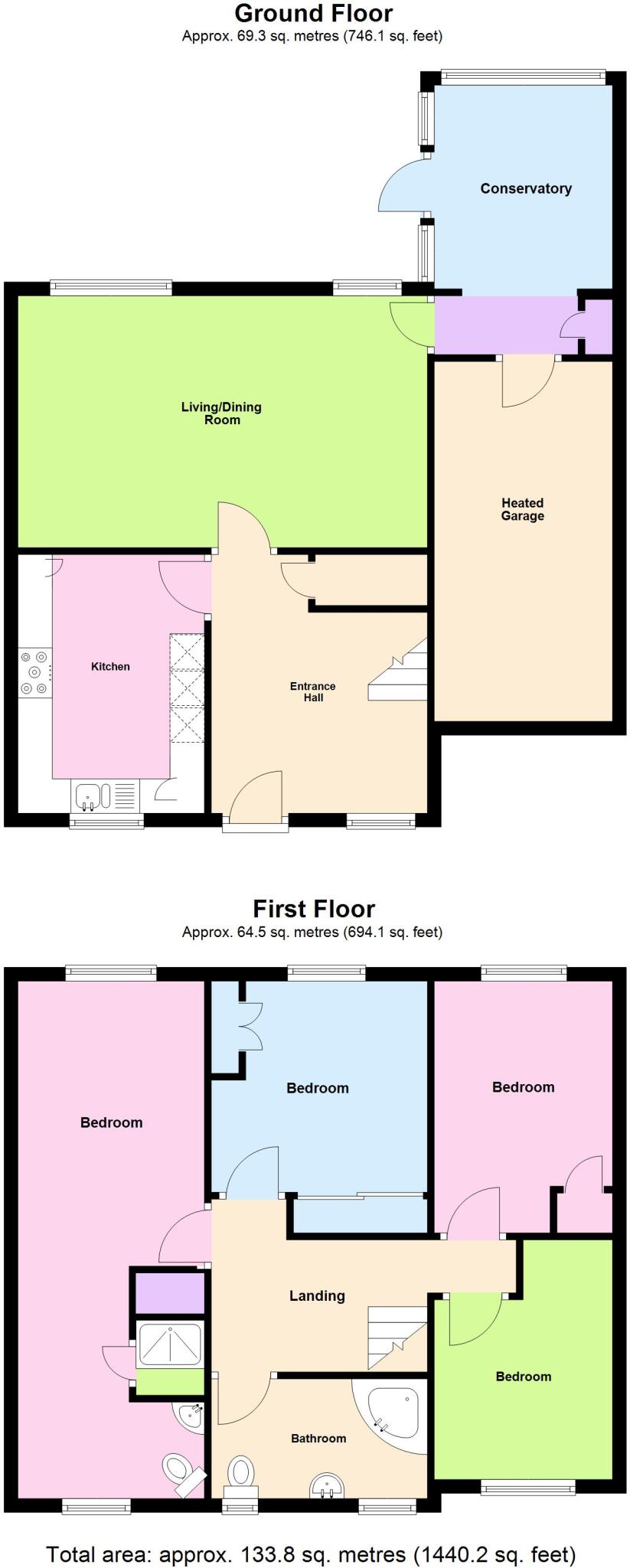 Carham Close, Corbridge, Northumberland, NE45 floorplan