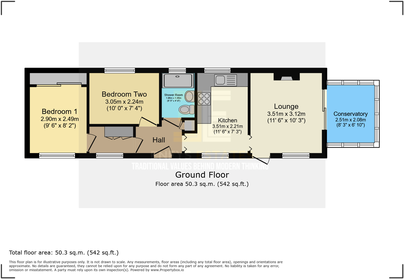 Hendre Road, Conwy, LL32 8NF floorplan