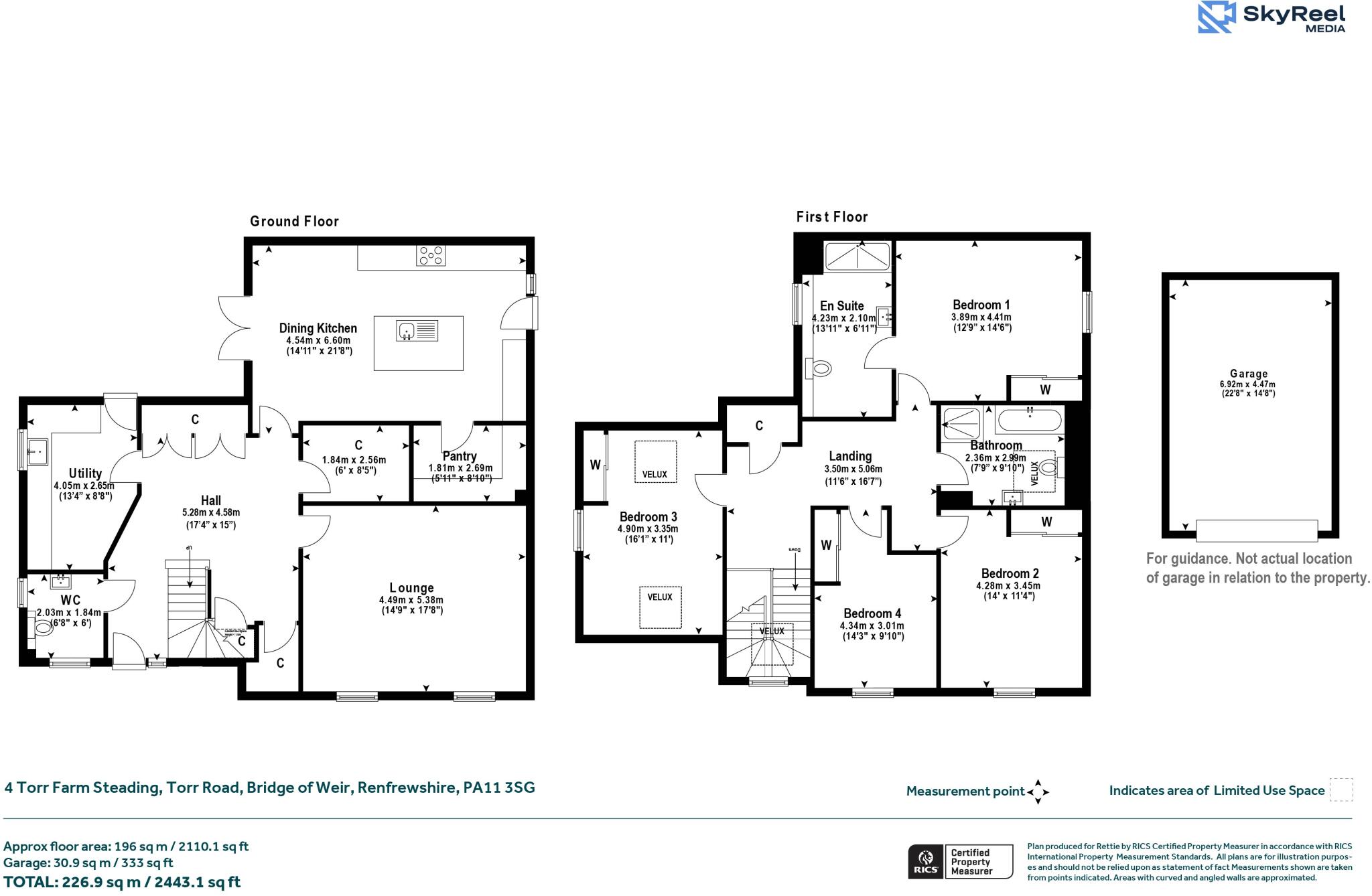 Torr Farm Steading Plot 4, Torr Road, Bridge Of Weir, Renfrewshire floorplan