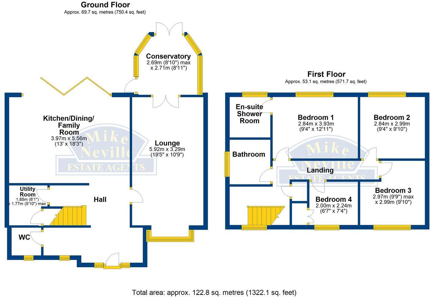 Barrington Road, Rushden Northamptonshire NN10 floorplan