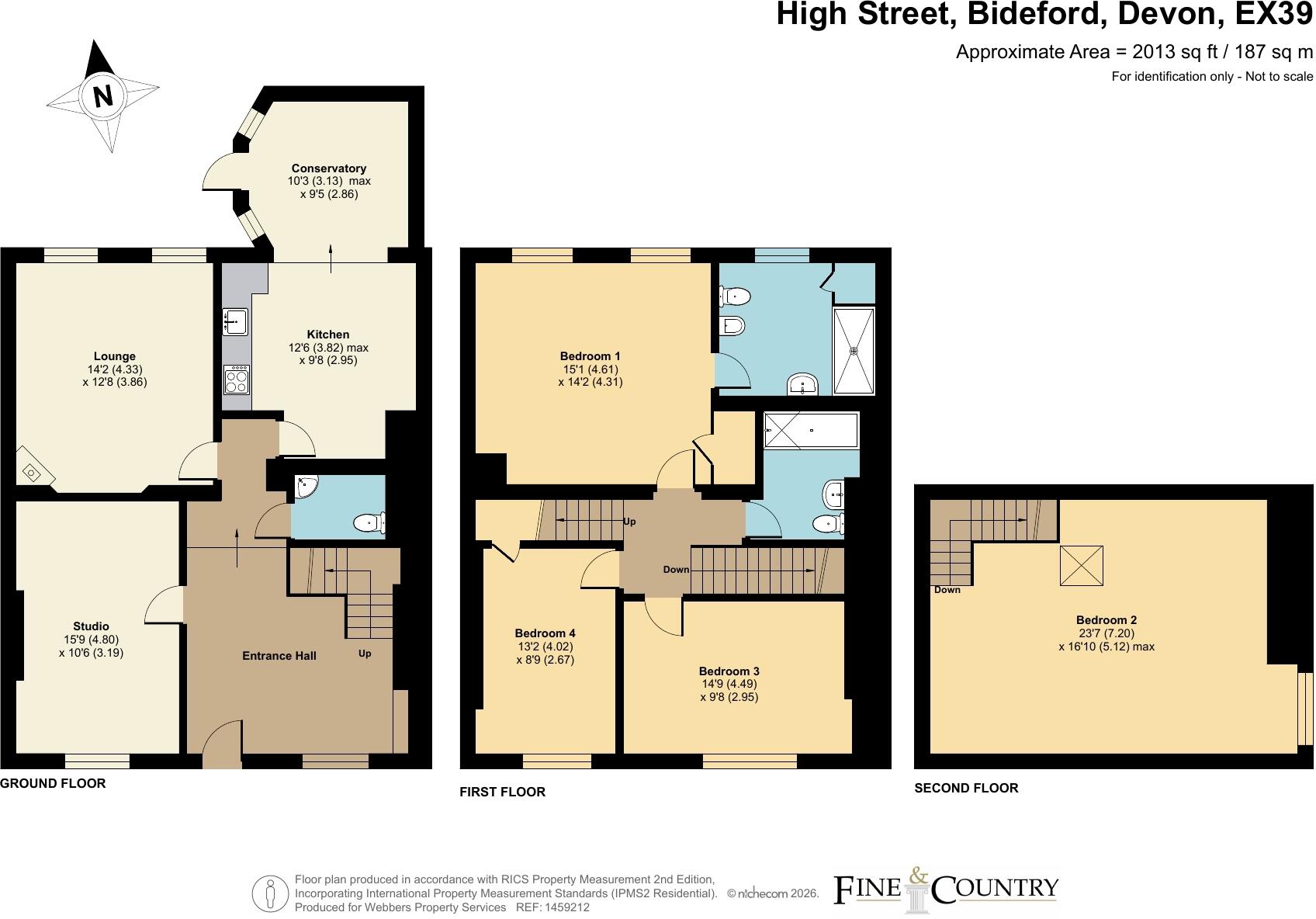 62, High Street, Bideford, Devon, EX39 floorplan