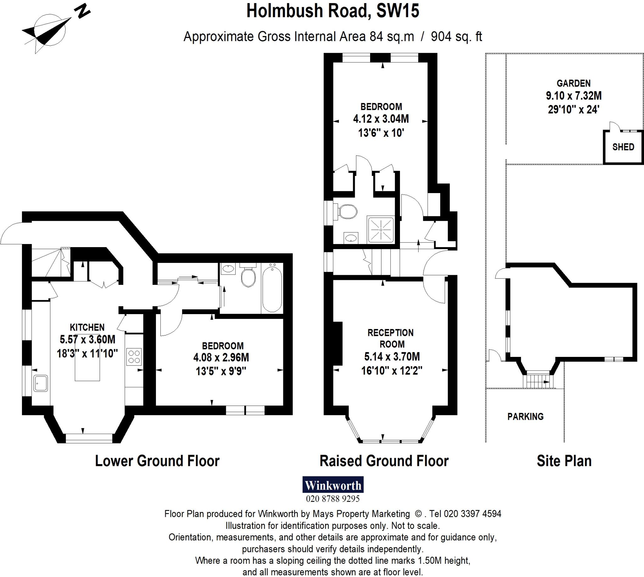 Holmbush Road, London, SW15 floorplan
