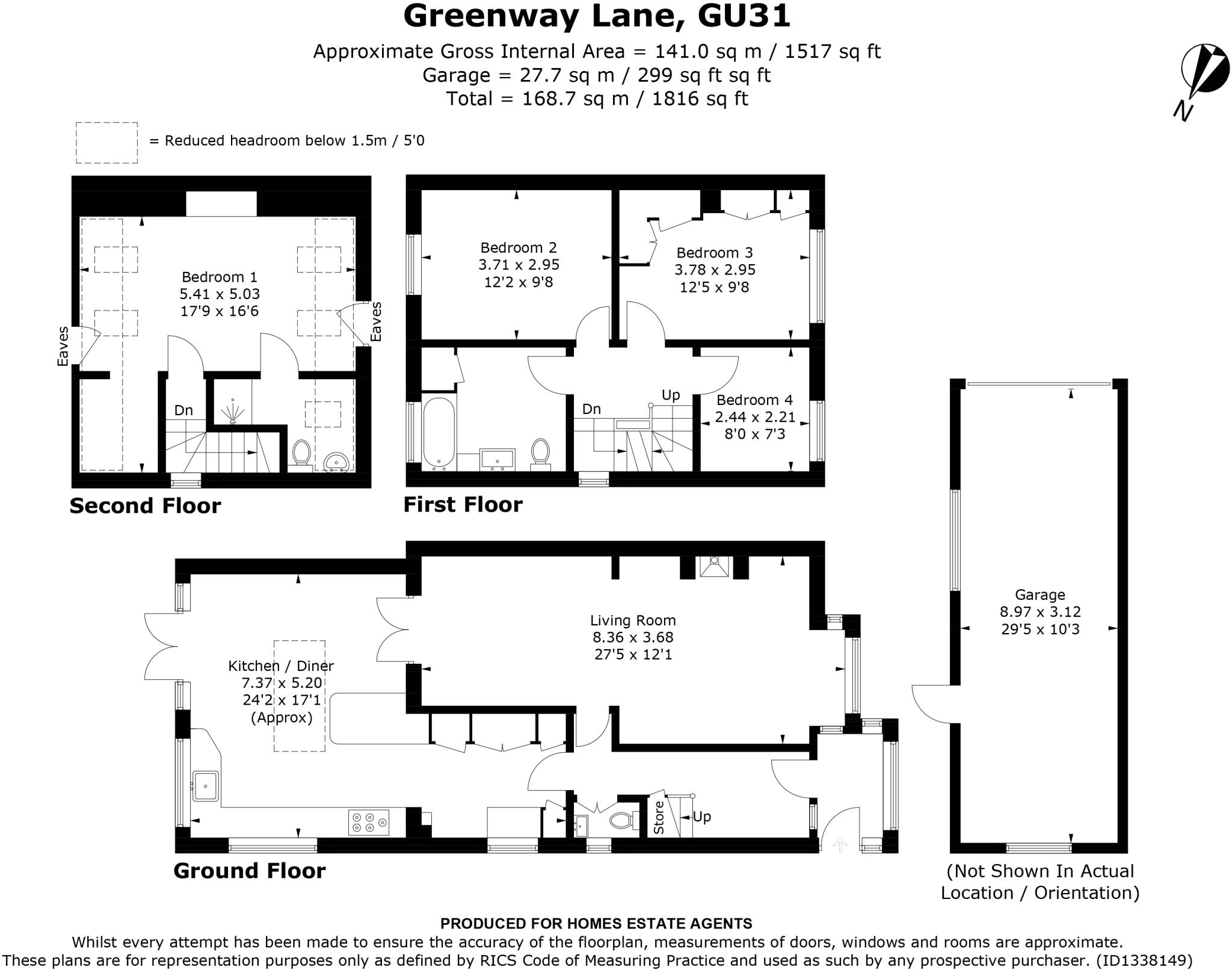 Greenway Lane, Buriton, Petersfield, Hampshire floorplan