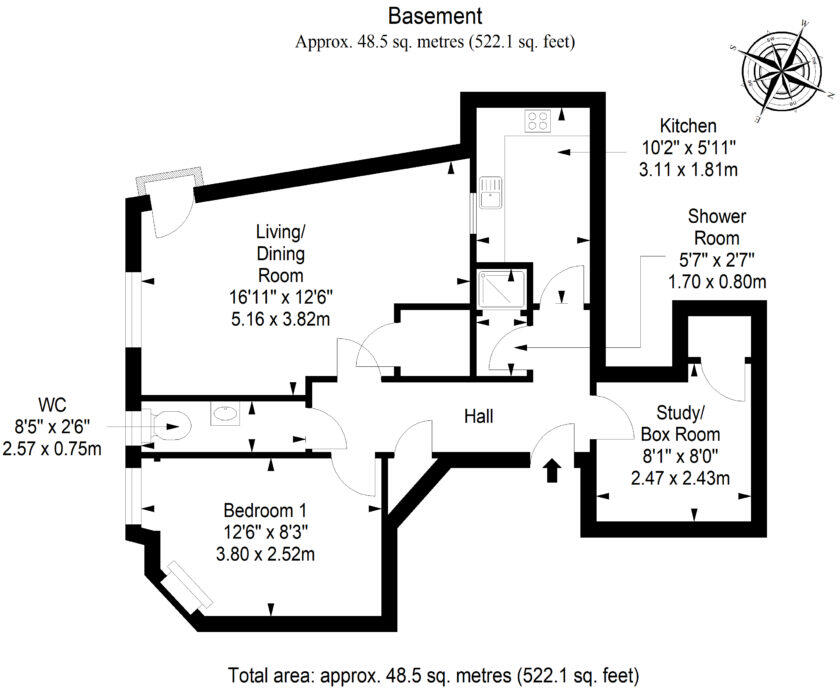 142 St Stephen Street floorplan