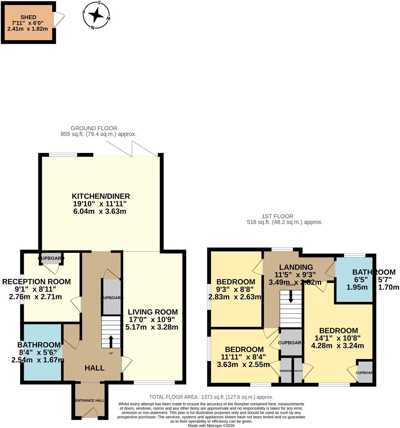 Merchistoun Road, Waterlooville, Hampshire floorplan