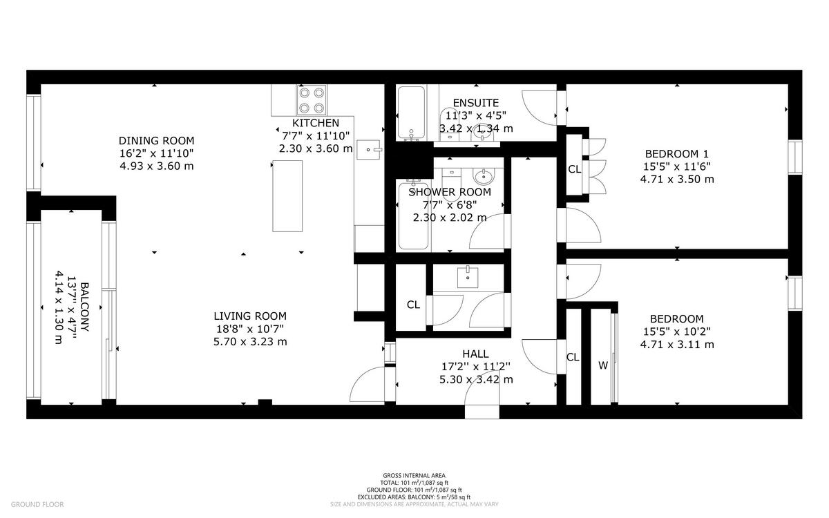 82, Templeton Street, Glasgow, G40 floorplan