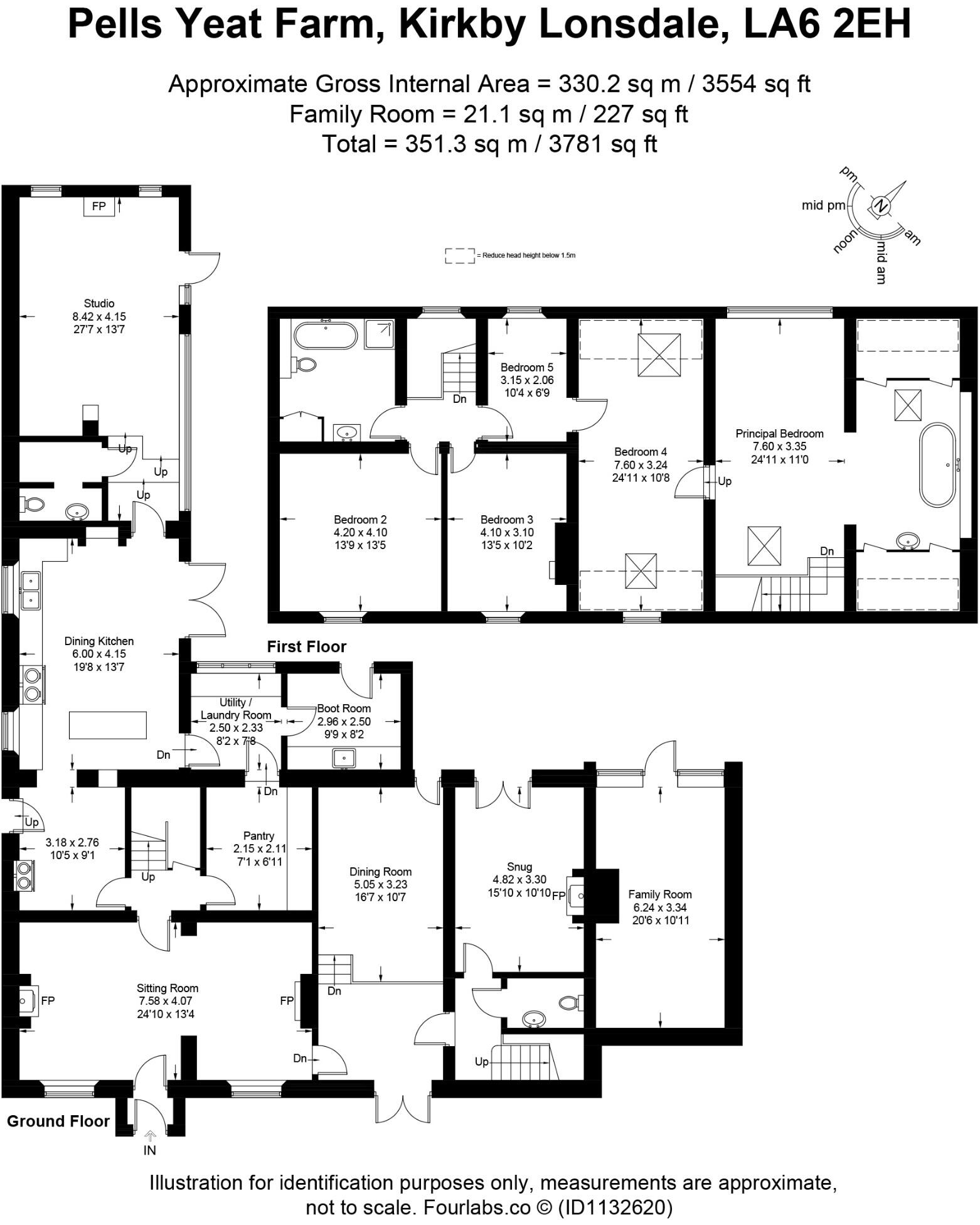 Pells Yeat Farm, Kirkby Lonsdale, LA6 2EH floorplan