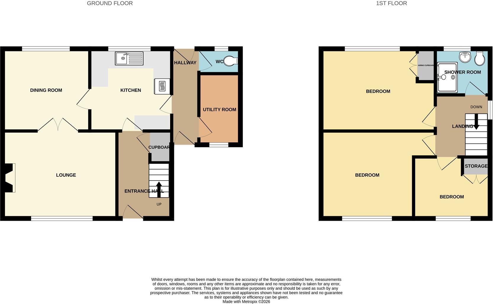 Overdale Avenue, Buxton floorplan