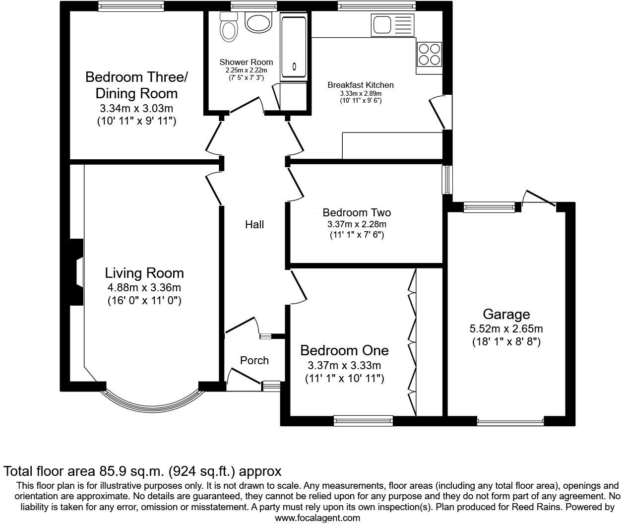 9, Birchway, Bollington, Macclesfield, Cheshire, SK10 floorplan