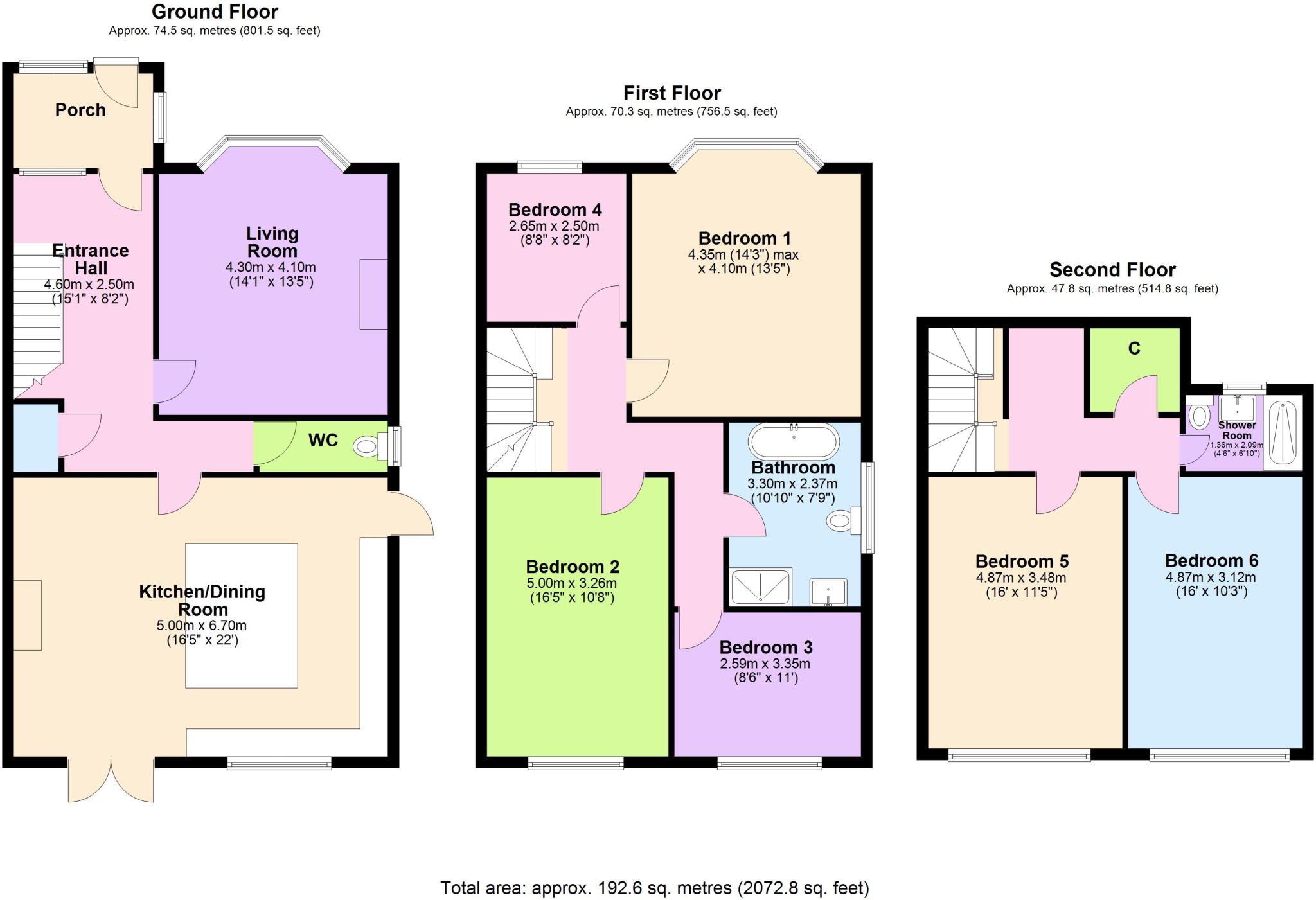 Churchgate, Churchtown, PR9 floorplan