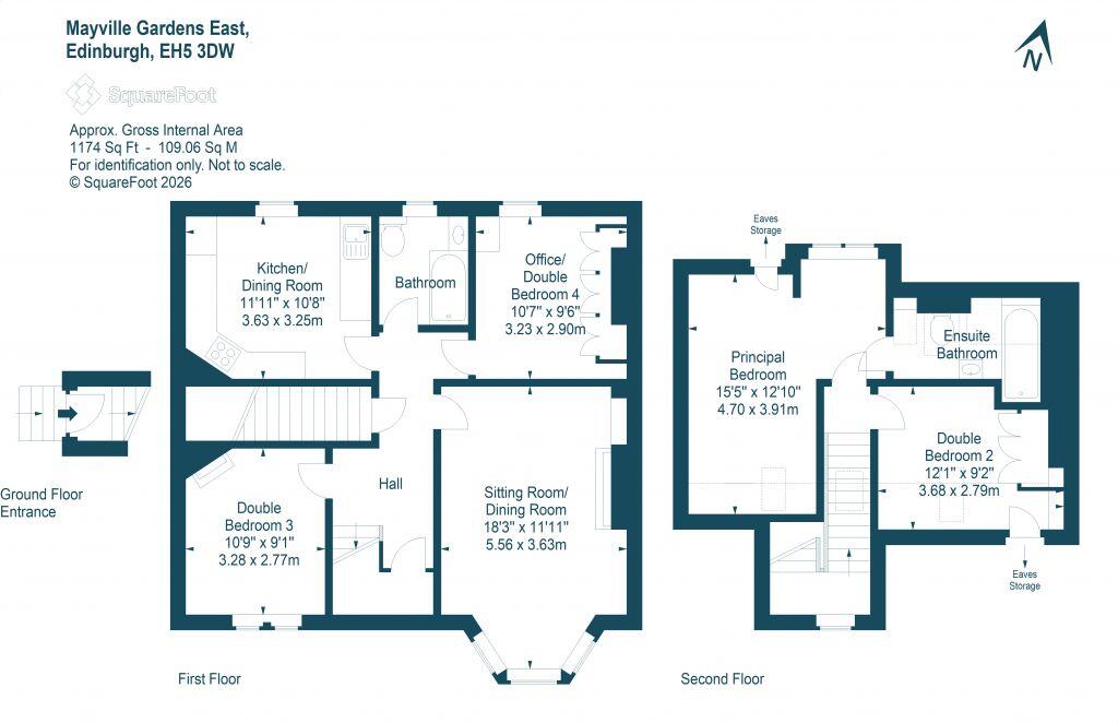 17 Mayville Gardens East, Trinity, Edinburgh, EH5 3DW floorplan