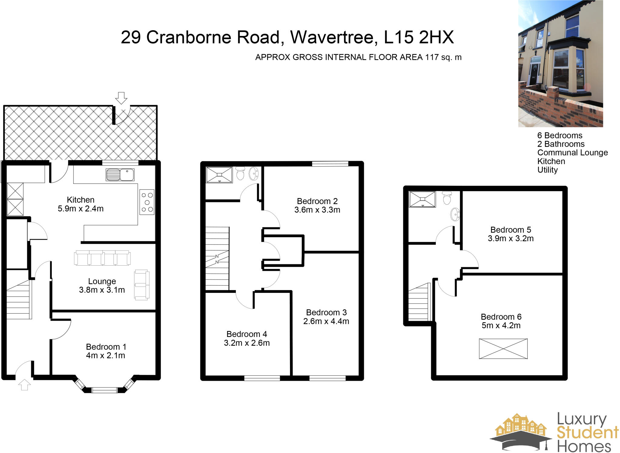 Cranborne Road, Liverpool floorplan