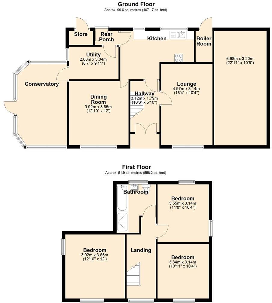 Springwood Farm, Sower Carr Lane, Hambleton, Poulton-Le-Fylde floorplan