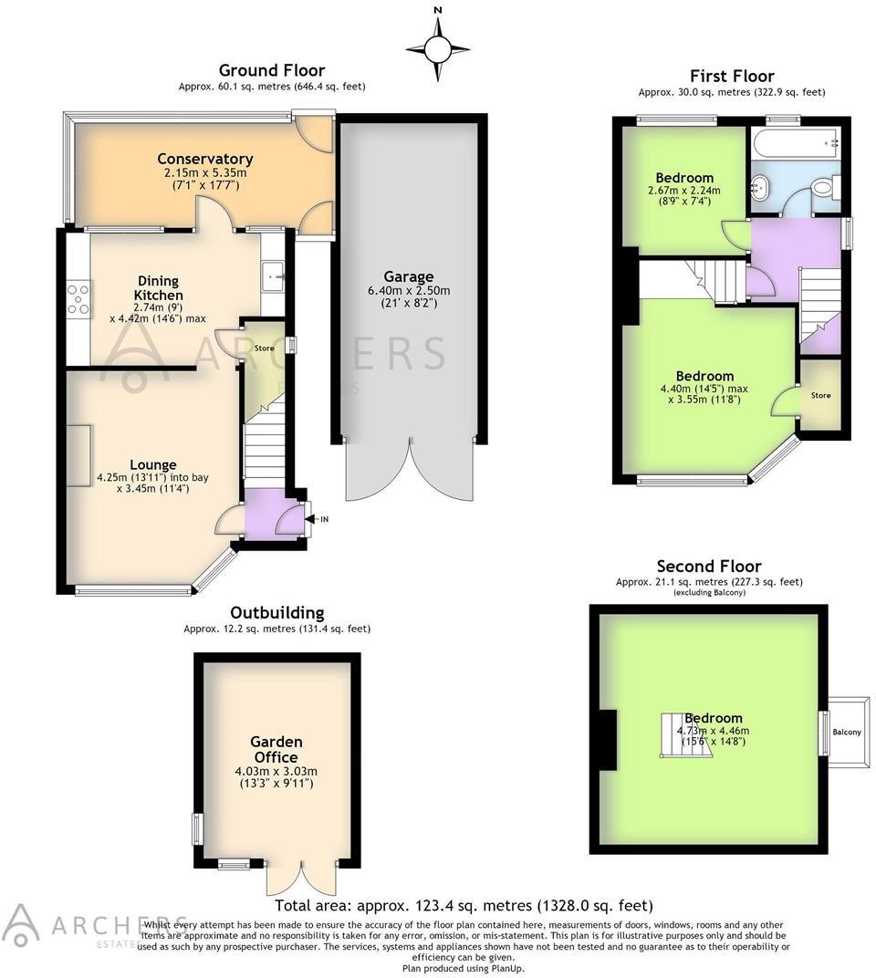 Evelyn Road, Crosspool, Sheffield floorplan