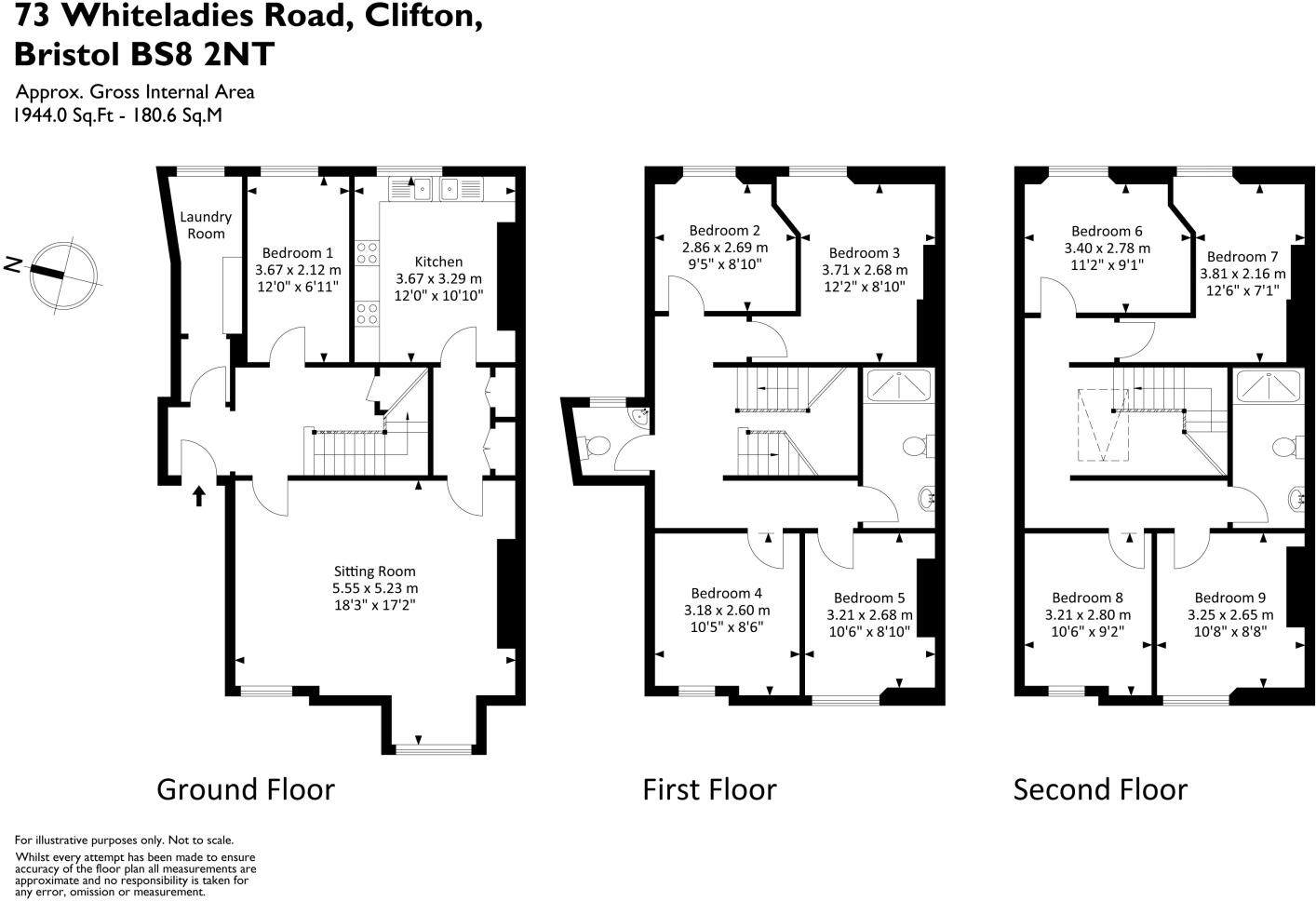 Whiteladies Road, Clifton, Bristol, BS8 floorplan