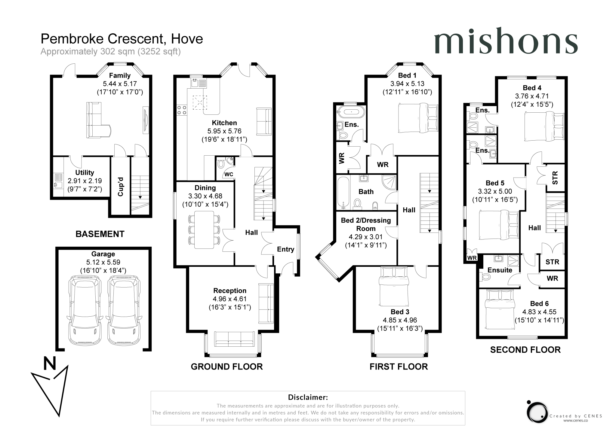 Pembroke Crescent, Hove, East Sussex, BN3 floorplan