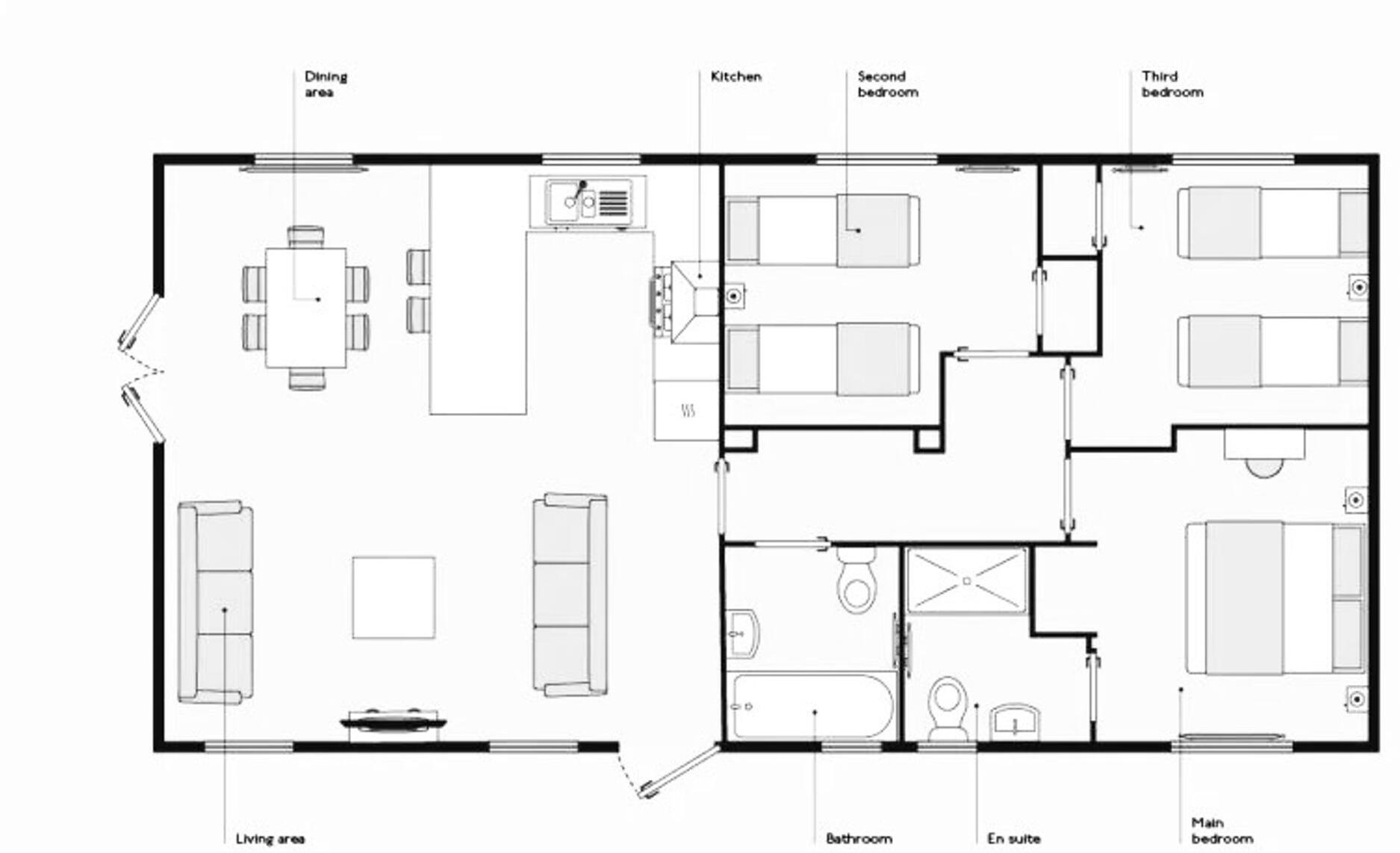 The Fallow, Eden Lodge Retreat, Crosby-on-Eden, Carlisle, CA6 4RA floorplan