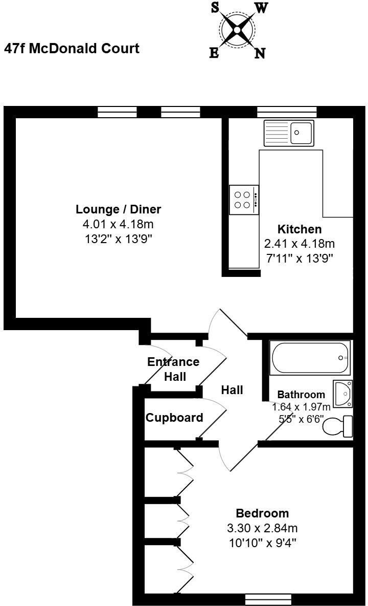 McDonald Court 47f, Froghall Road, ABERDEEN, AB24 3JL floorplan