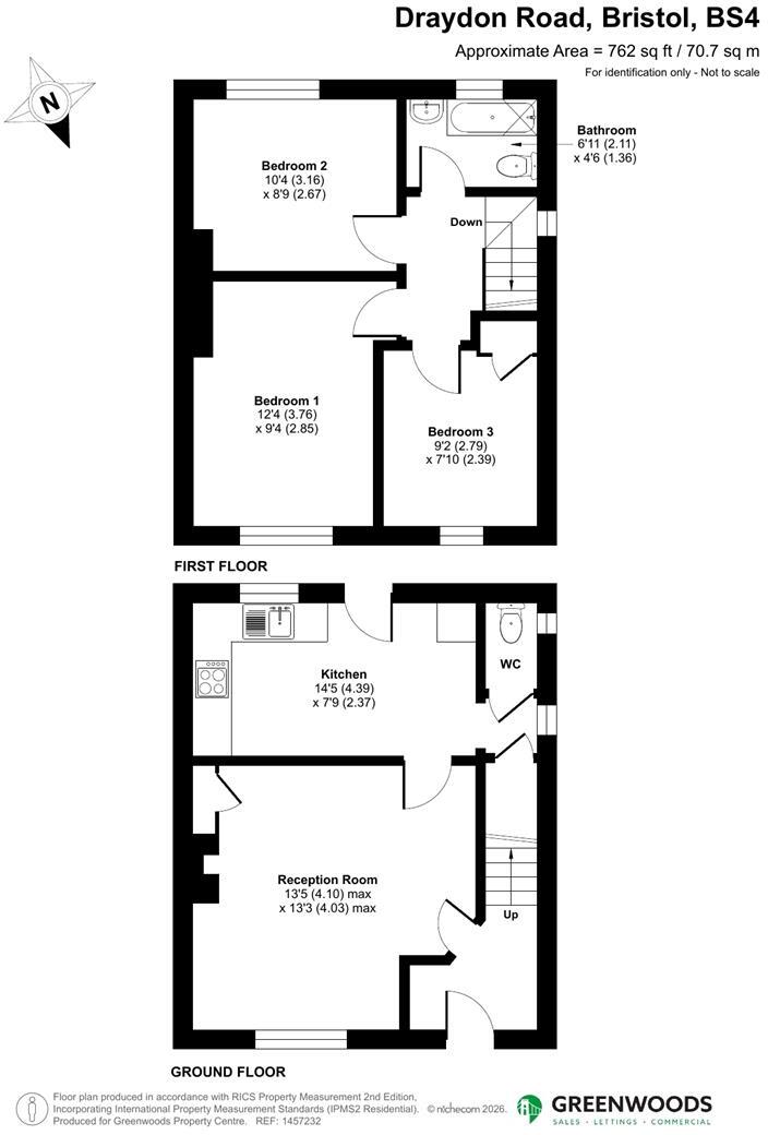 Draydon Road, Bristol floorplan