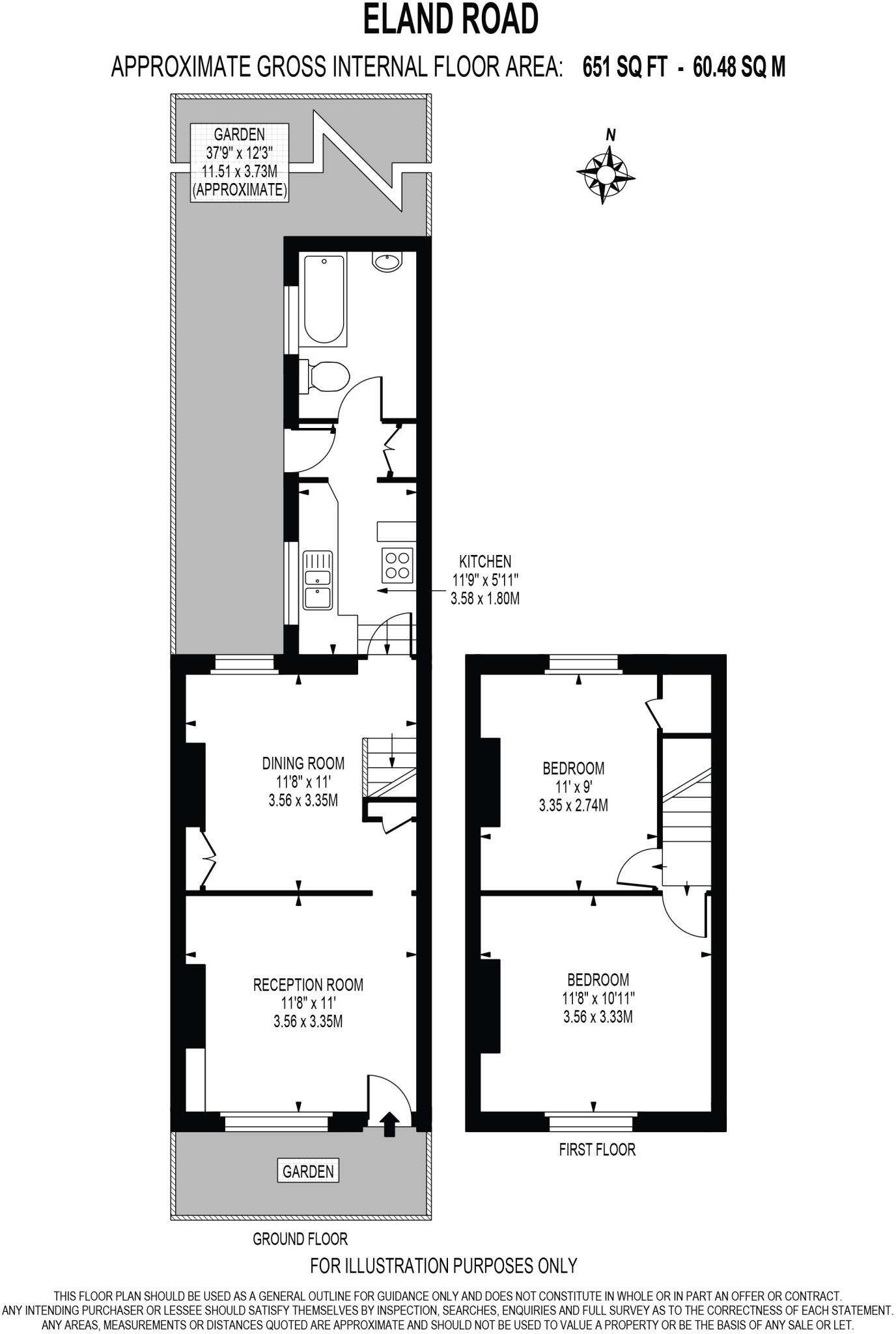 Eland Road, Croydon floorplan