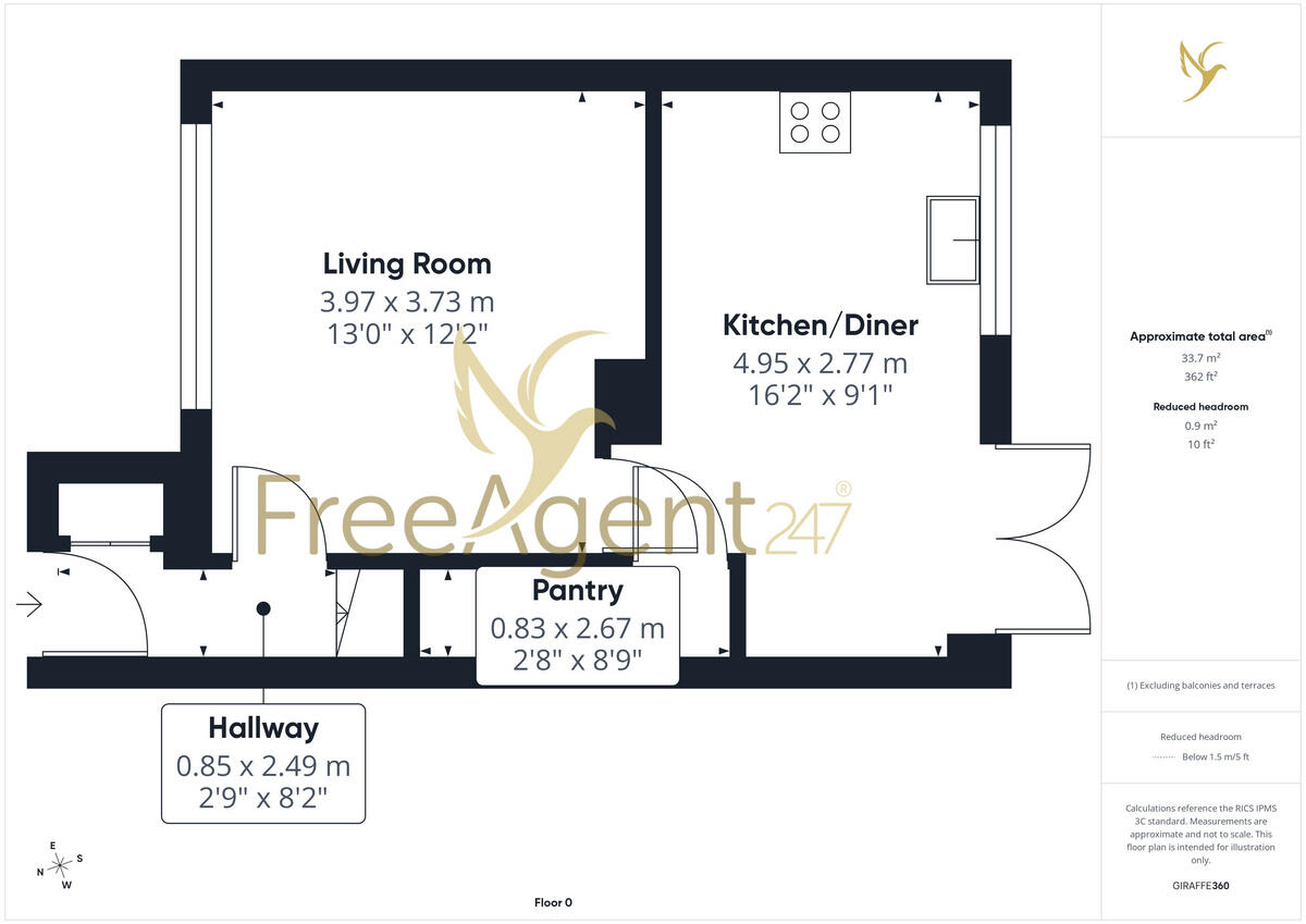 #WelcomeHome to 33 Gardens Walk, Upton upon Severn, Worcestershire, WR8 floorplan