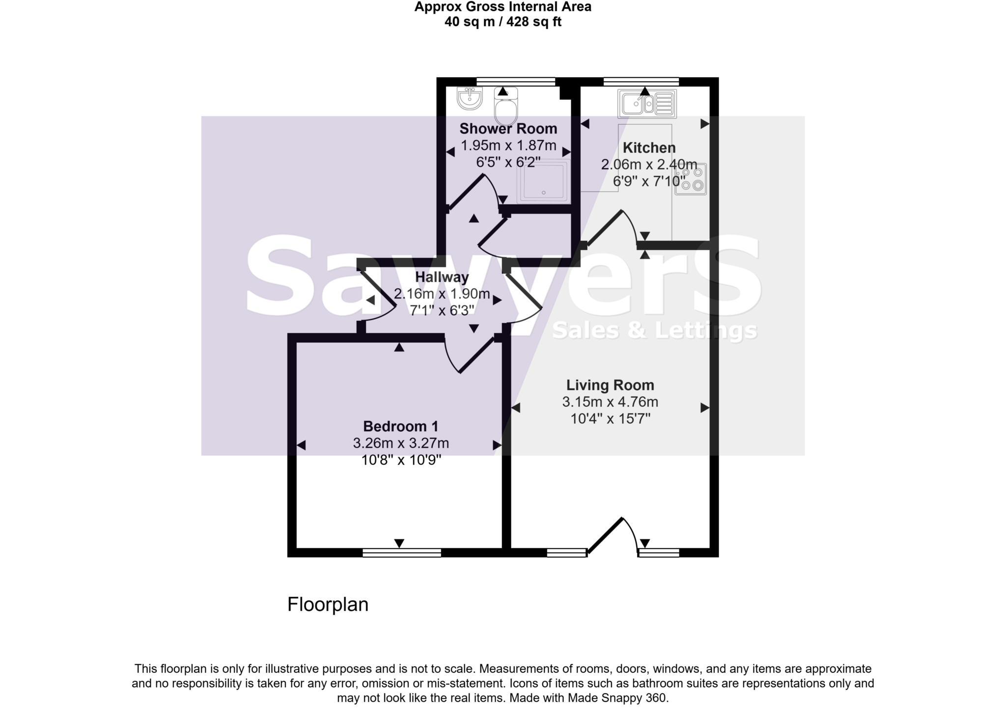 Thrupp, Stroud floorplan