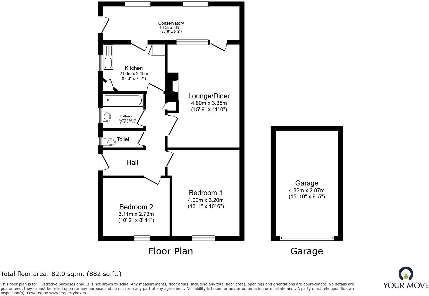 Ninesprings Way, Hitchin, Hertfordshire, SG4 floorplan
