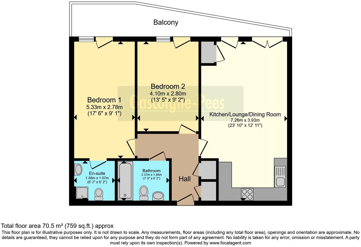 Savoy Place, Farnborough, Hampshire, GU14 floorplan