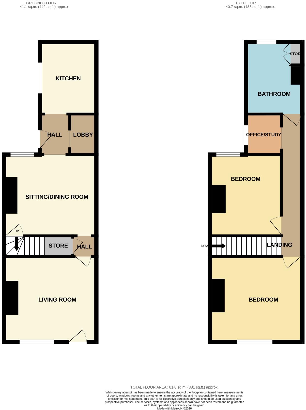 Albion Road, Willenhall, Wv13 floorplan