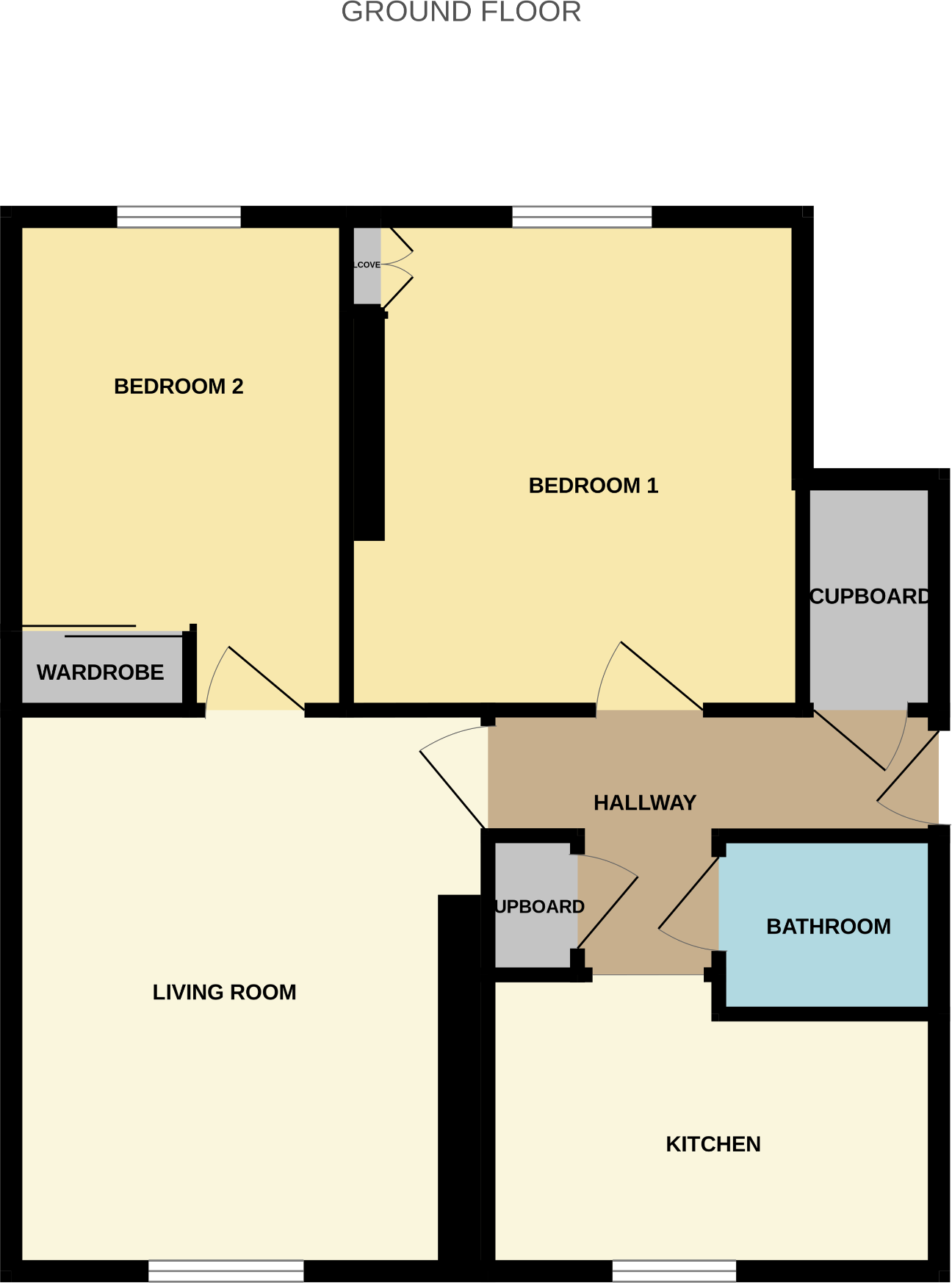 88 Glencairn Street, Stevenston, KA20 3BT floorplan
