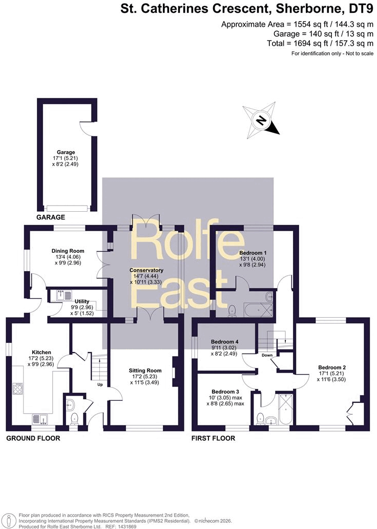 St. Catherines Crescent, Sherborne floorplan