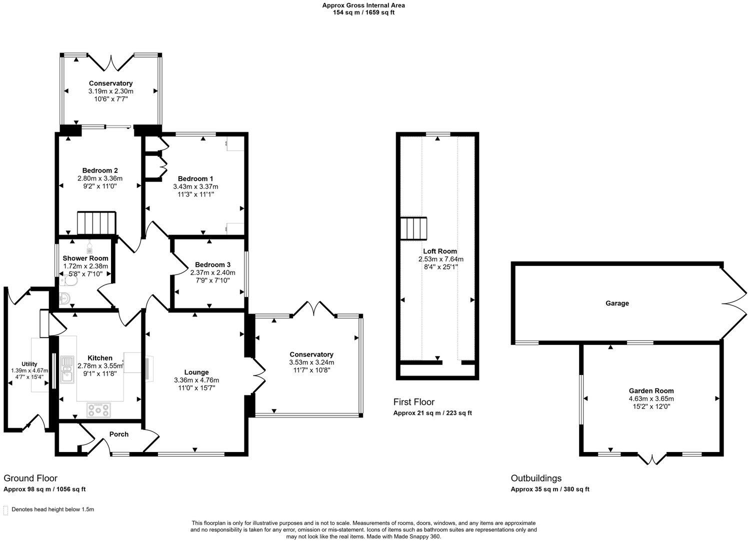 Awelon, Towyn , Conwy, LL22 floorplan