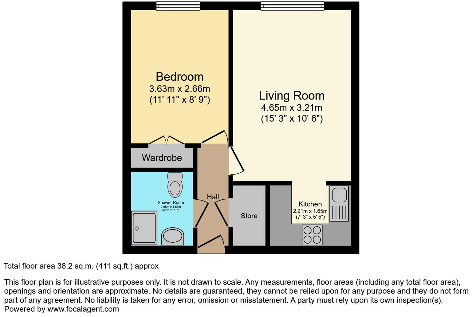 Hometye House, Seaford floorplan