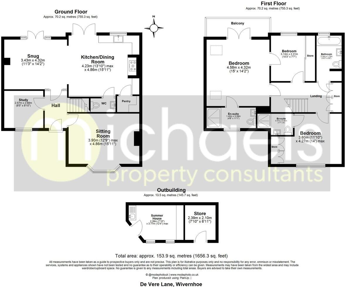 De Vere Lane, Wivenhoe, Colchester, CO7 floorplan