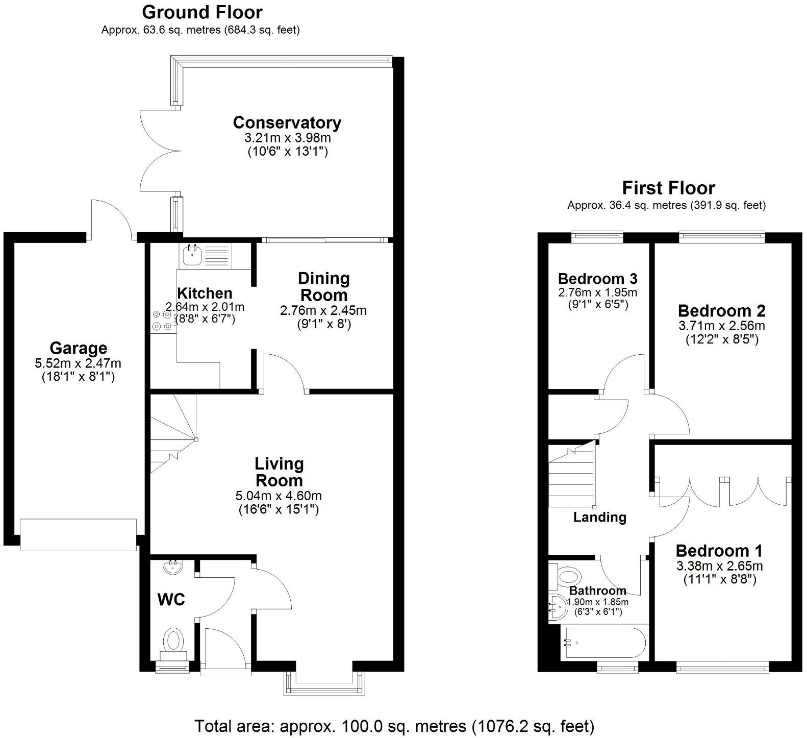 Langton Close, NG4 floorplan