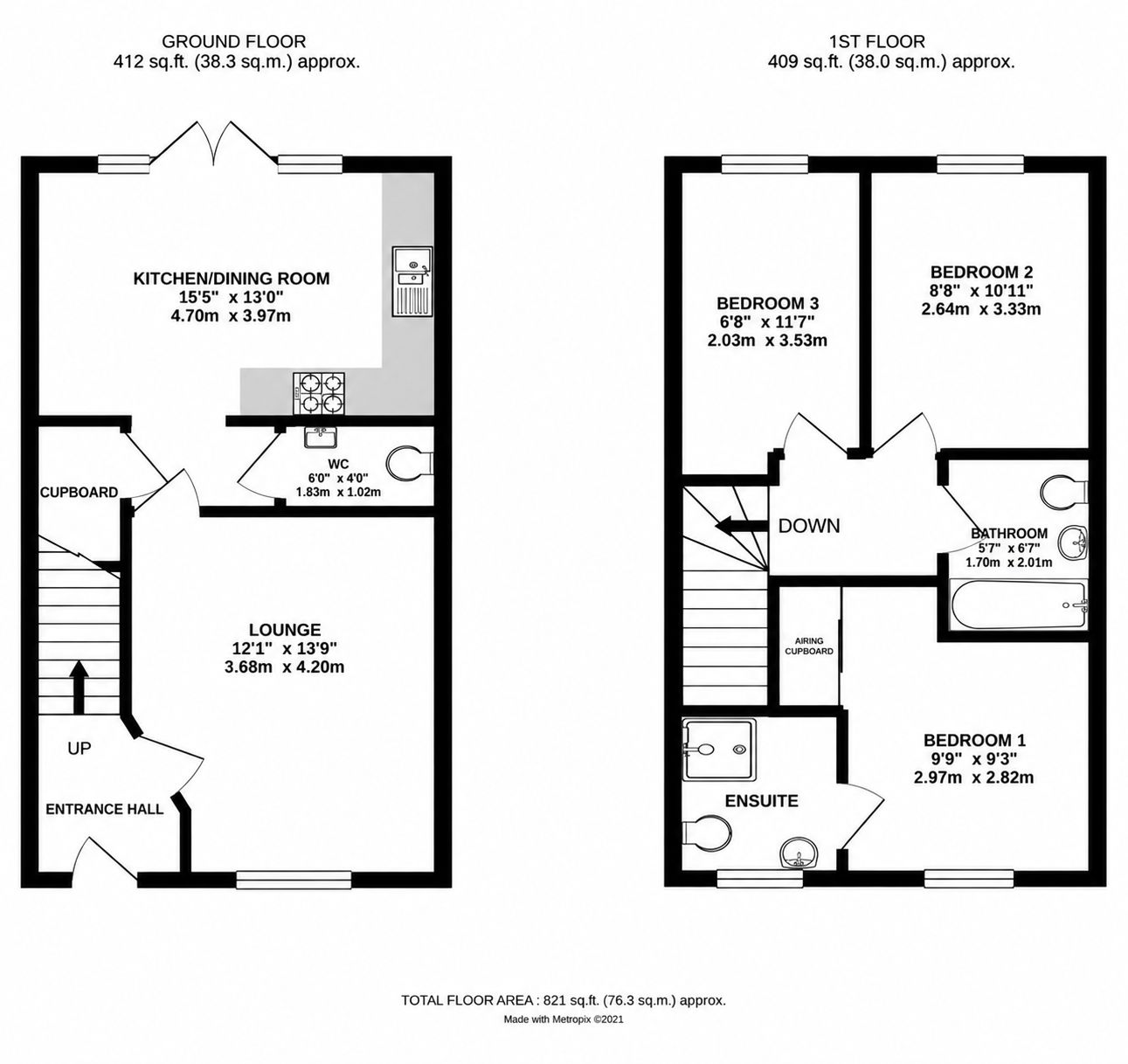 Legate Place, Clifton, Shefford, SG17 floorplan