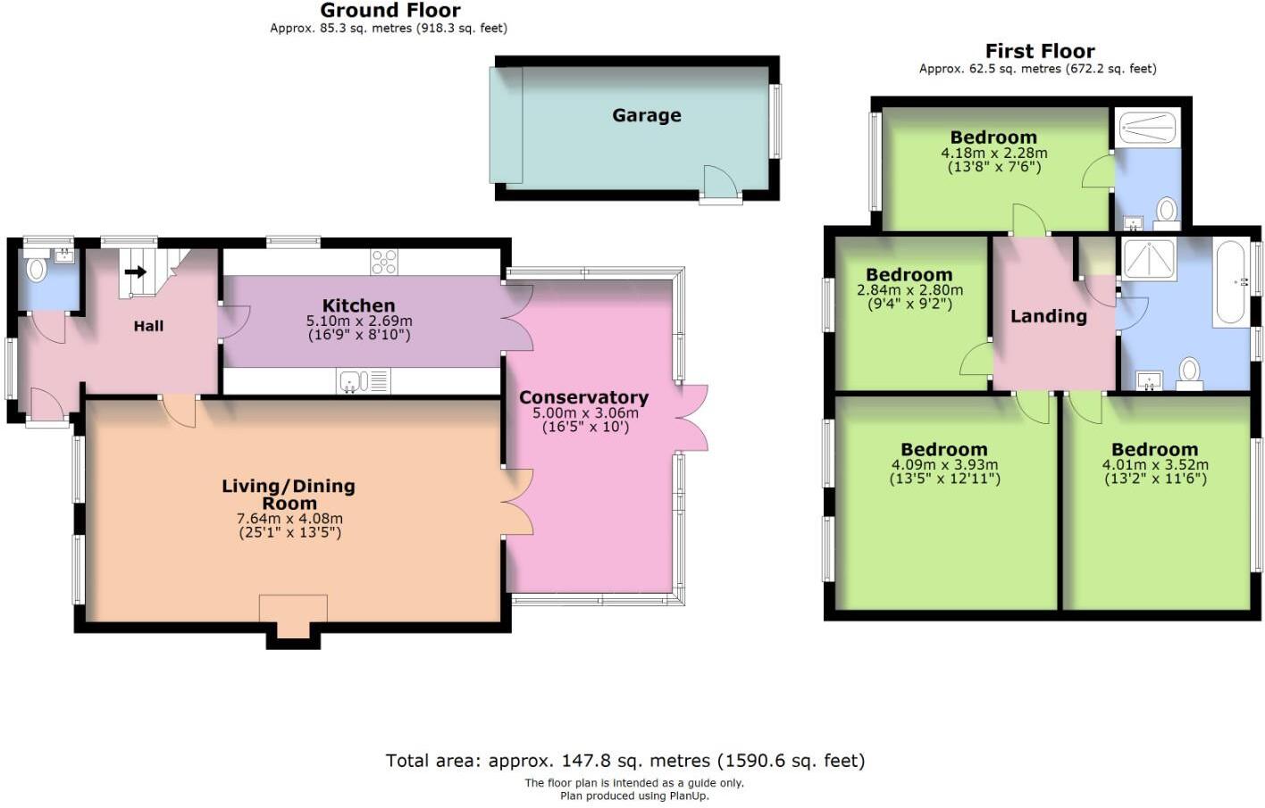 New Cut, Hadleigh floorplan