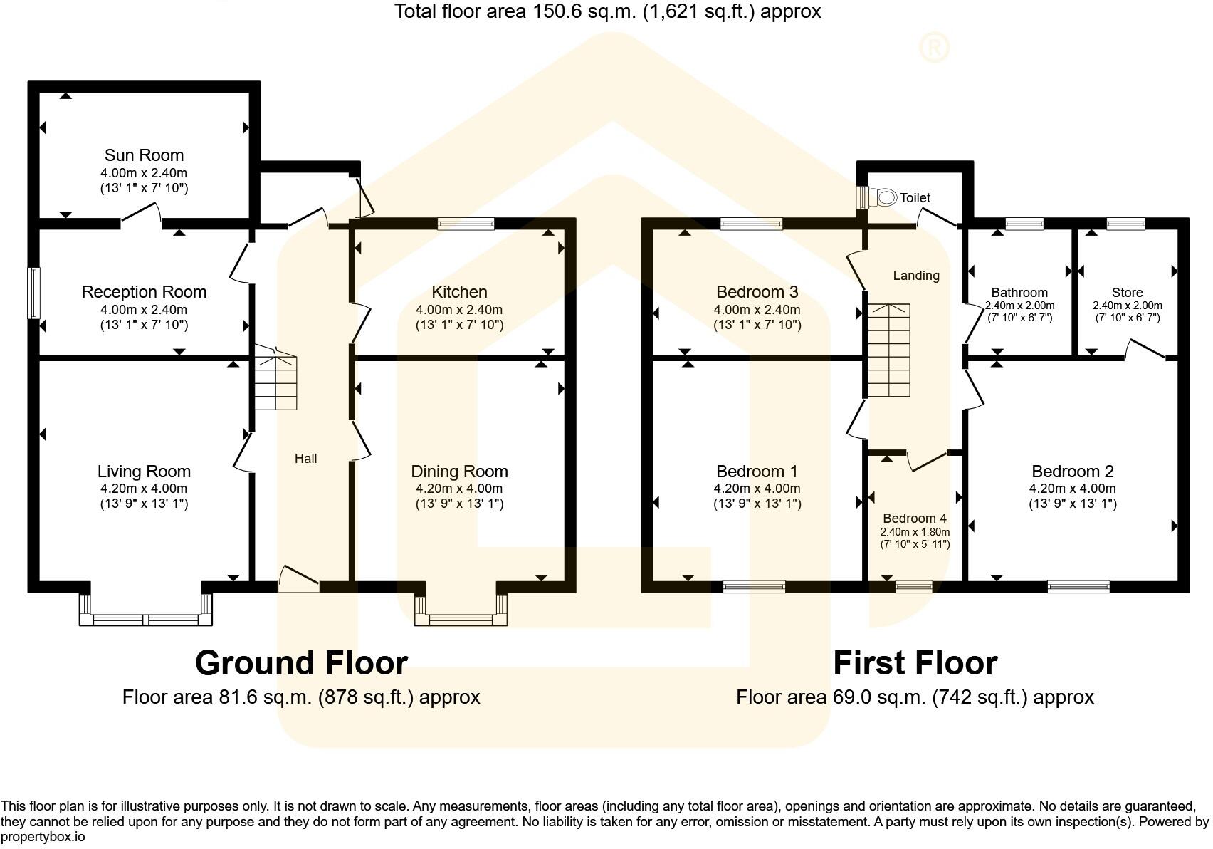 142 - 144 Watson Road, Blackpool, FY4 3EE floorplan