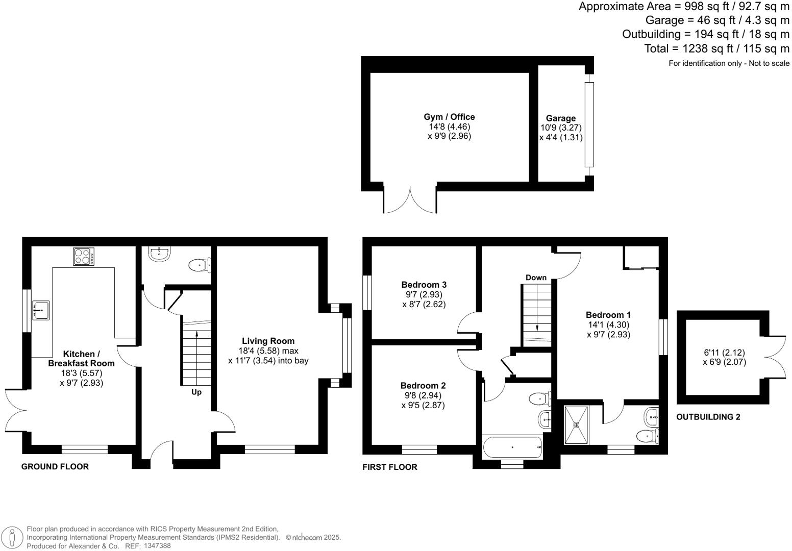 Stairs Lane, Steeple Claydon, Buckingham floorplan
