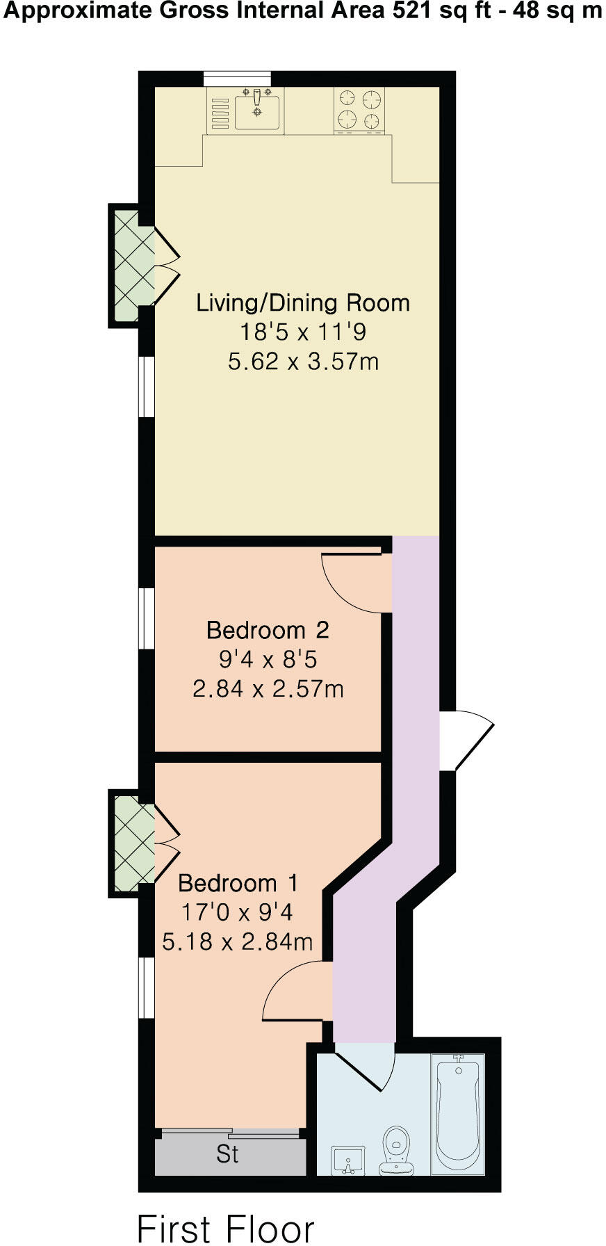 Tanners Court, St Andrew Street, Hertford, Hertfordshire, SG14 floorplan