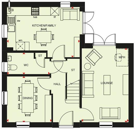 Paddock Lane, 
Halifax, 
West Yorkshire, 
HX2 0NT floorplan