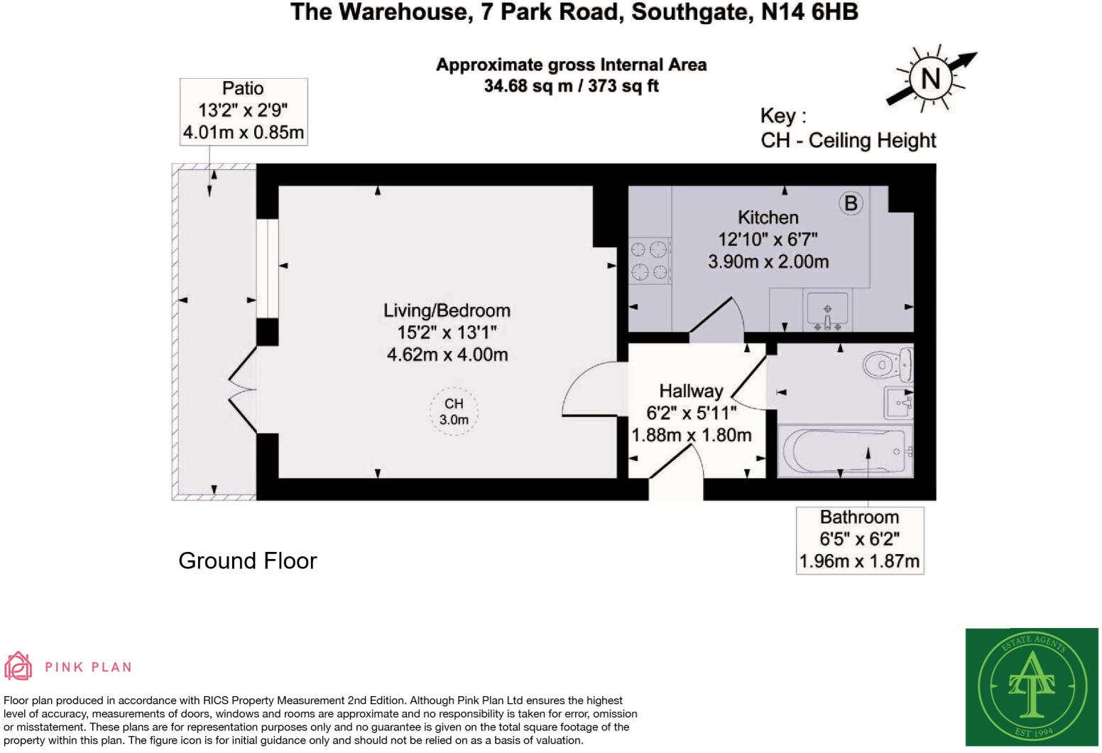 Park Road, Southgate, London, N14 floorplan